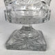 Cut on foot in cut crystal