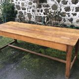 Farmhouse table with 2 solid oak benches