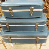 Set of three suitcases "Air France" 1960