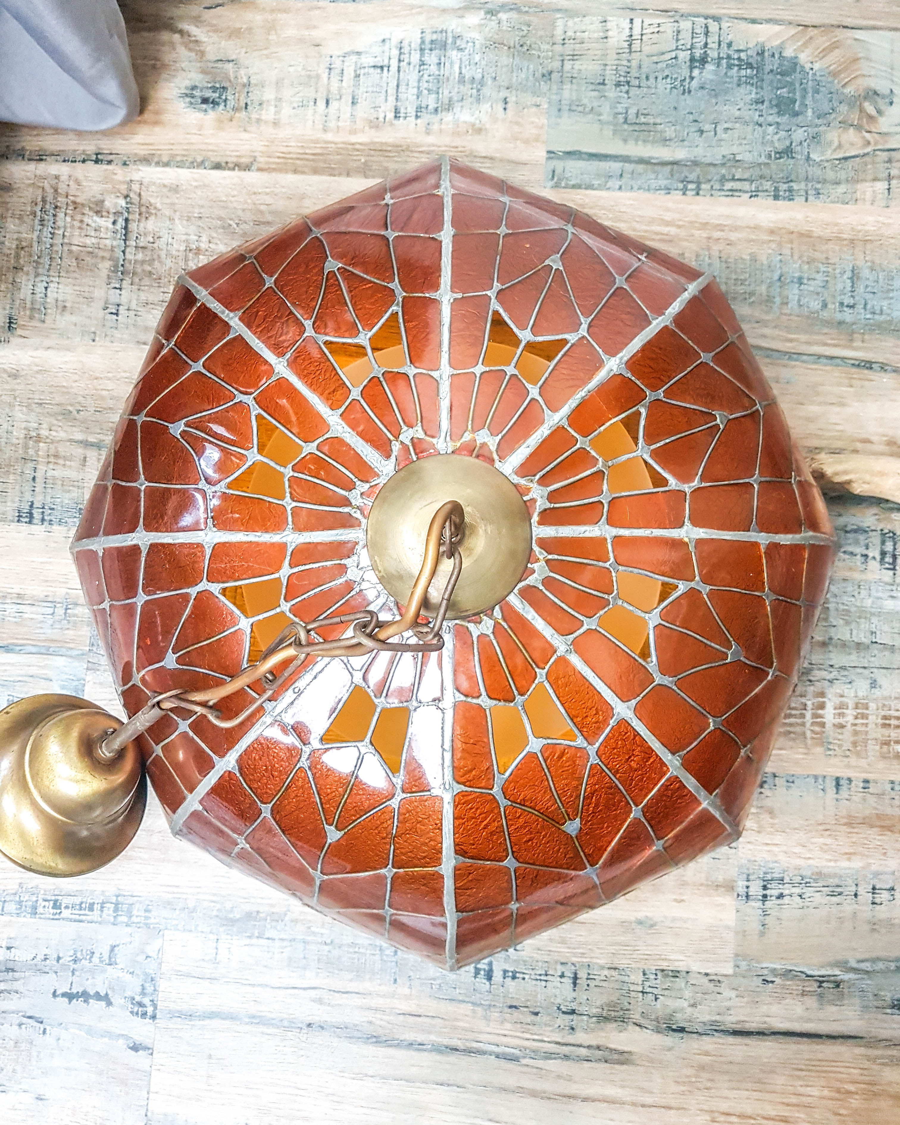 Suspension lamp style "Tiffany" vintage Art Deco