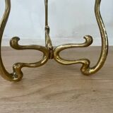 Art Nouveau style chandelier in solid brass