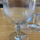 5 blown glass stemware