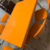 Table Formica year 60 & 6 chairs