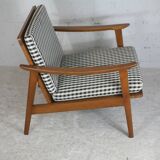 Fauteuil scandinave circa 1960