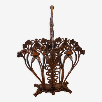 Porte revue en bronze art nouveau