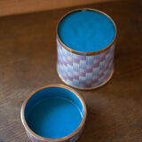 Fabienne jouvin enamelled box, cloisonné round box, enamelled pot, tea pot, interior decoration