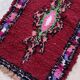 Red Boujad Moroccan rug - 337 x 93 cm