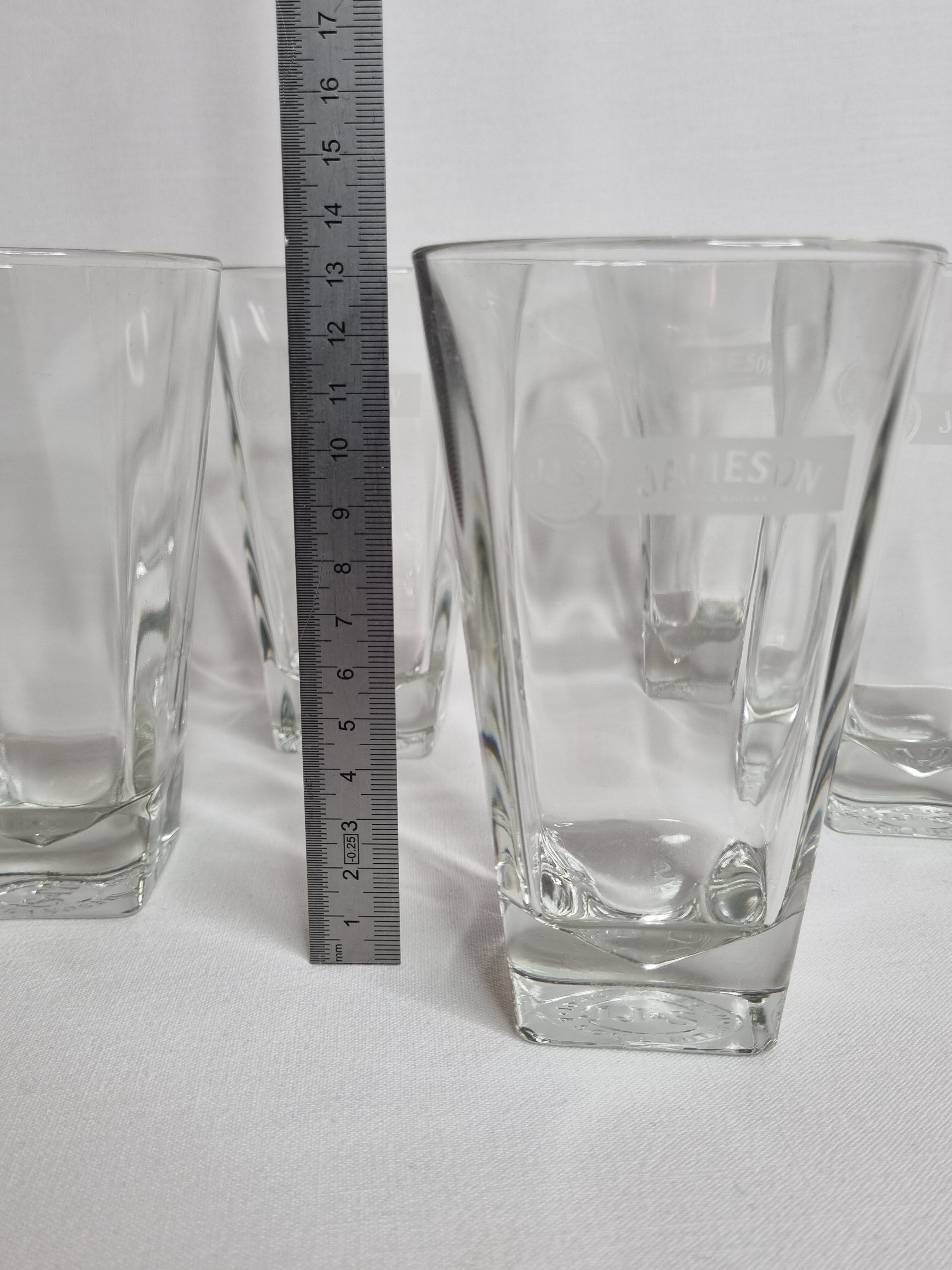 Set of 5 Jameson whiskey glasses, longdrink