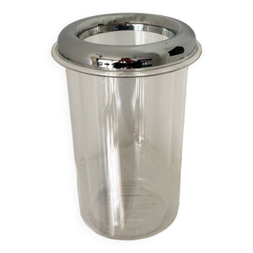 Guzzini ice bucket / wine cooler with chrome rim