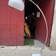 Arc floor lamp, 70s