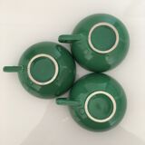 Set 3 green cups