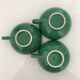 Set of 3 green cups