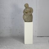 Imitation stone resin sculpture, circa 1960
