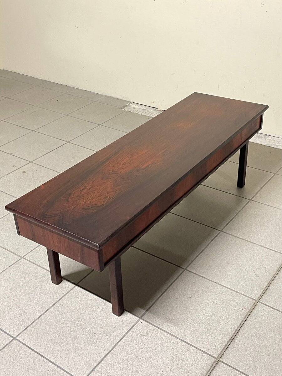 Table with three integrated drawers, 1960s.