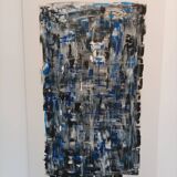 Abstract painting by decorator Erik Huet Alvarez