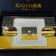 Ashtray COHIBA design, glazed porcelain, Cuba