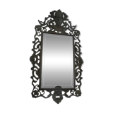 French cast iron mirror "Bacchus" god of wine, 1920s - 1930s