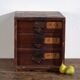 Small ko-dansu chest of drawers in paulownia with kanji labels – Japan, Meiji period