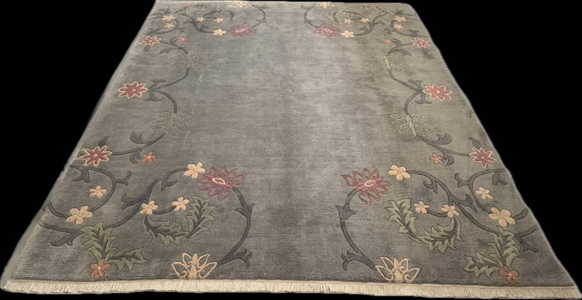 Nepalese floral carpet 245x245 cm
