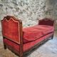 Antique French Louis XV style daybed – single bed – adjustable leg – beech frame – circa 1880–1920