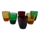 Vintage 1960s crystal liqueur glasses from the Arques crystal factory.