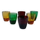 Verres à liqueur cristallerie d'arques, vintage années 60