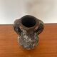 Brown ceramic vase from Vallauris, 1960s/70s