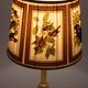 Stunning Tall chunky Bronze Corinthian Column Table Lamp with Bird Shade