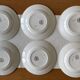 6 antique flat plates in Saint-Amand earthenware (Nord)