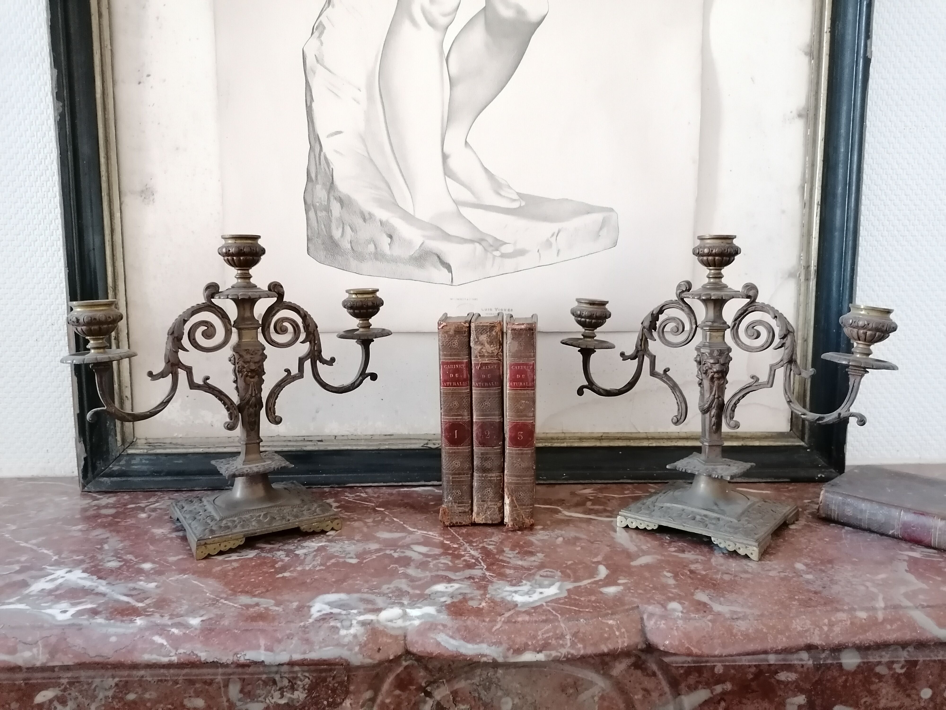 Napoleon III candlestick pair