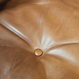 Pair of leather armchairs 1980
