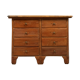 Commode ou comptoir de magasin en peuplier vers 1880-1900
