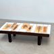 Roger Capron white ceramic coffee table