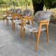 Set of 4 armchairs from the 1960s.
