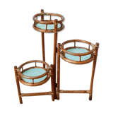 Plant door, rattan planter, bamboo