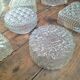 Set of 8 vintage ceiling lights, antique light fixtures, wall lights