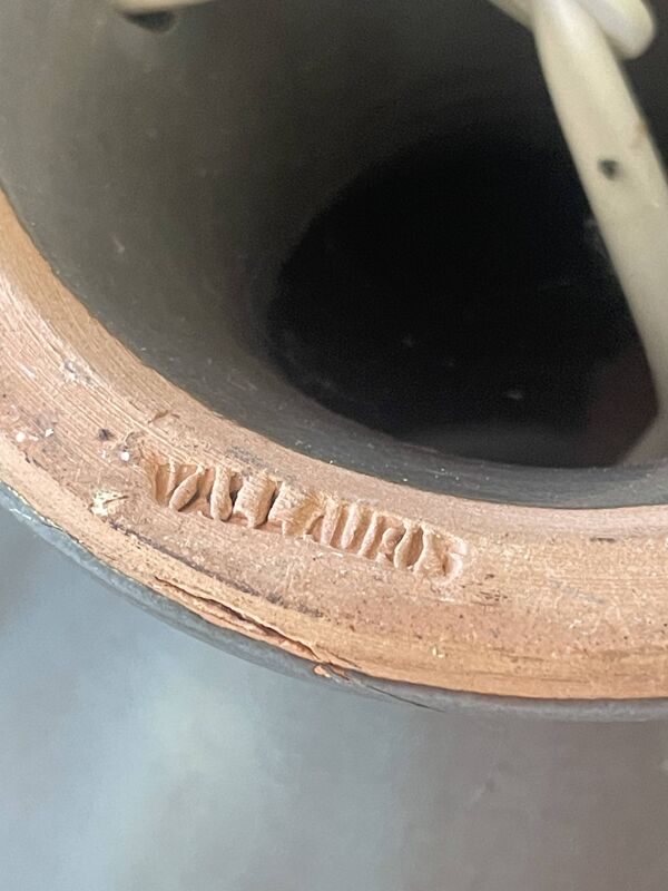 Lampe amphore Vallauris en céramique vintage