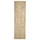 Indian carved wooden wall panel with floral decoration