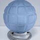 Art Deco ceiling light, blue glass, 1920s