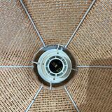 Vintage raffia pendant light