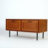 Vintage teak lowboard chest of drawers sideboard drawers 60s 70s