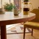 Scandinavian 1960s round table style