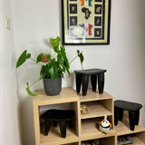 Set of 3 senoufo stools