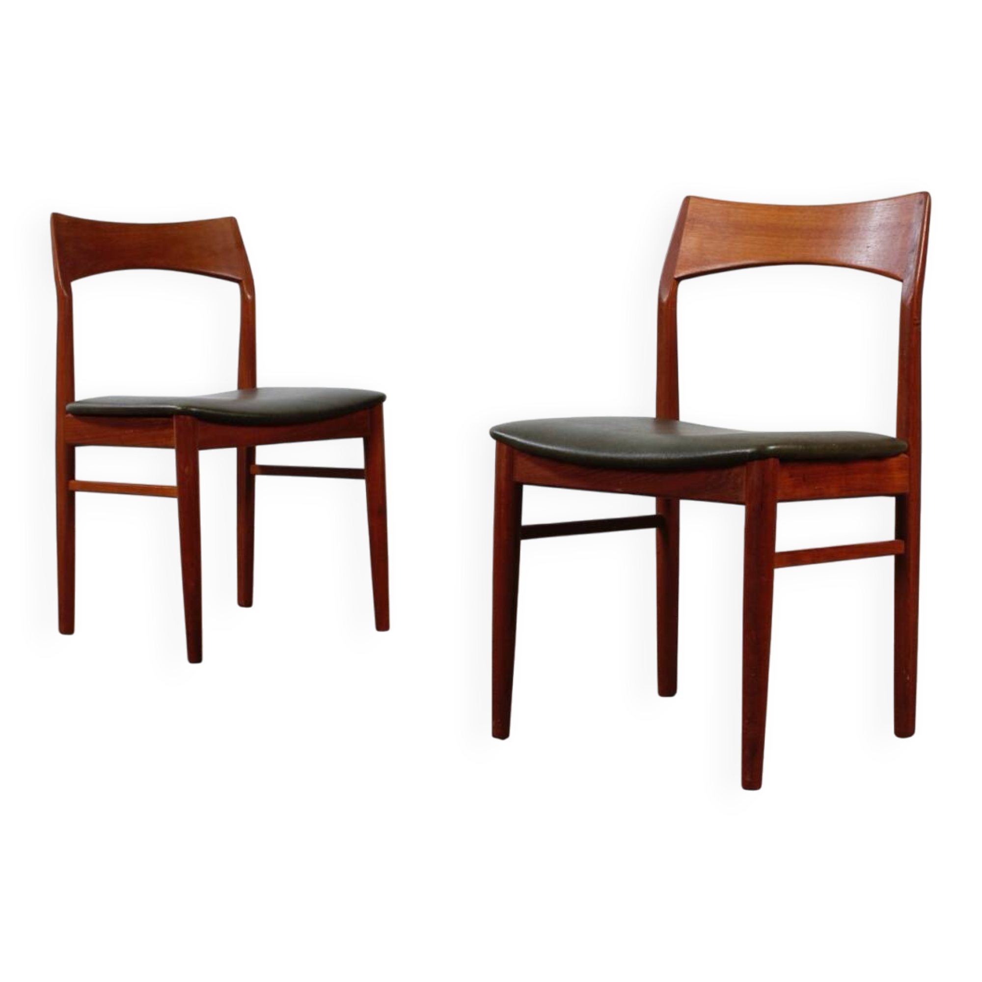 Vintage Teak Stuhl Danish Mid Century Kjærnulf Design 60er