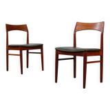 Vintage Teak Stuhl Danish Mid Century Kjærnulf Design 60er