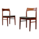 Vintage Teak Stuhl Danish Mid Century Kjærnulf Design 60er