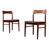 Vintage Teak Stuhl Danish Mid Century Kjærnulf Design 60er