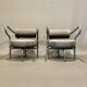 Pair of designer armchairs "the natural choice".