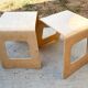 2 stools by Lisa Norinder for IKEA, 1990s