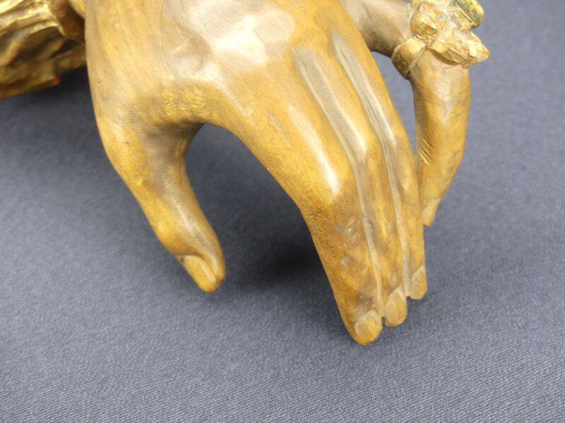 Palladio, Italie, main en bois sculpté